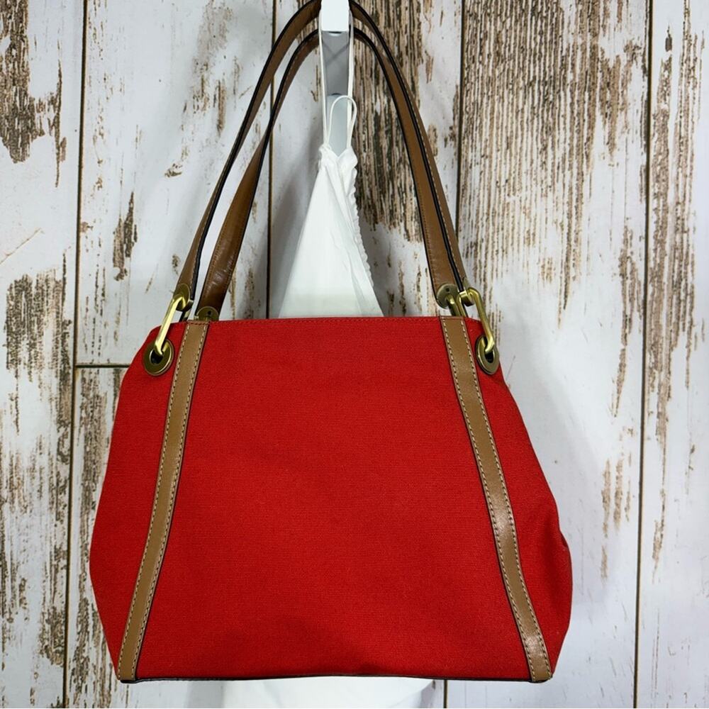 NWT, Michael Kors Raven, Terracotta Large Pocket Shoulder Tote Bag. - Picture 3 of 13